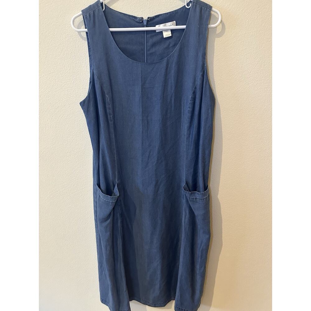 Christopher & Banks Size 12 Dress Blue Denim